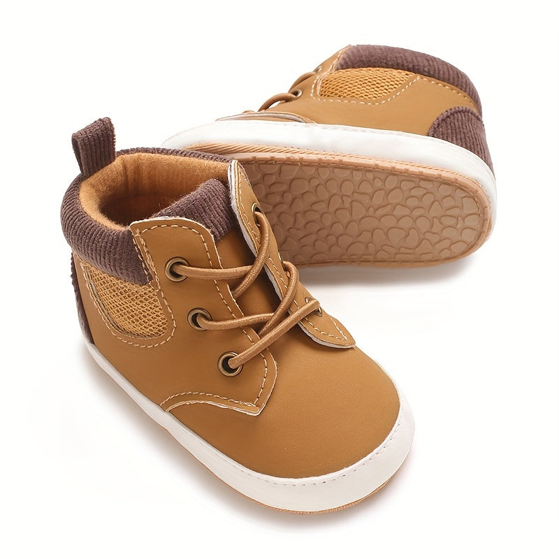 Fashion Trendy British Style Baby Boy High Top