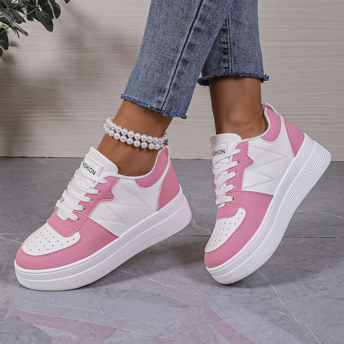 Women's Sneakers, Casual Lace Up Outdoor Shoes