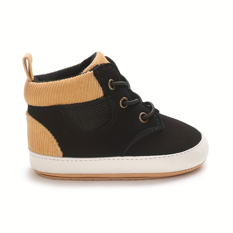 Fashion Trendy British Style Baby Boy High Top