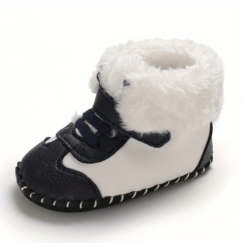 Cozy Winter Baby Boots - Non-Slip, Warm Fleece Lining,