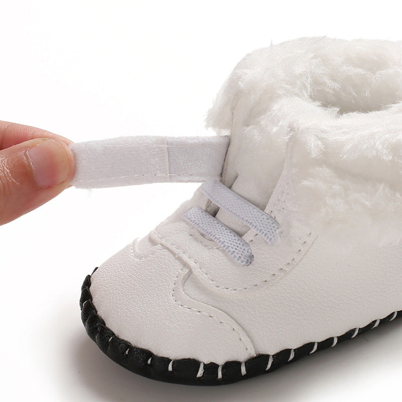 Cozy Winter Baby Boots - Non-Slip, Warm Fleece Lining,