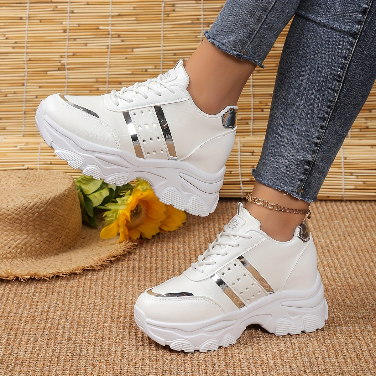 Women's Height-enhancing Casual Sports Shoes