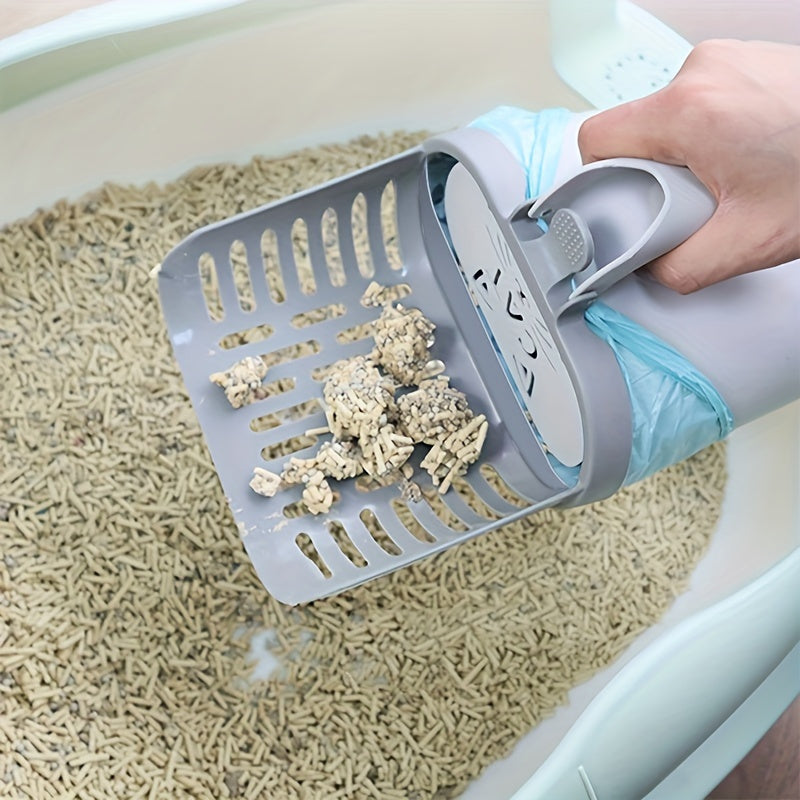 Cat Litter Scoop Integrated Waste Bag Dispenser  | Product Universal