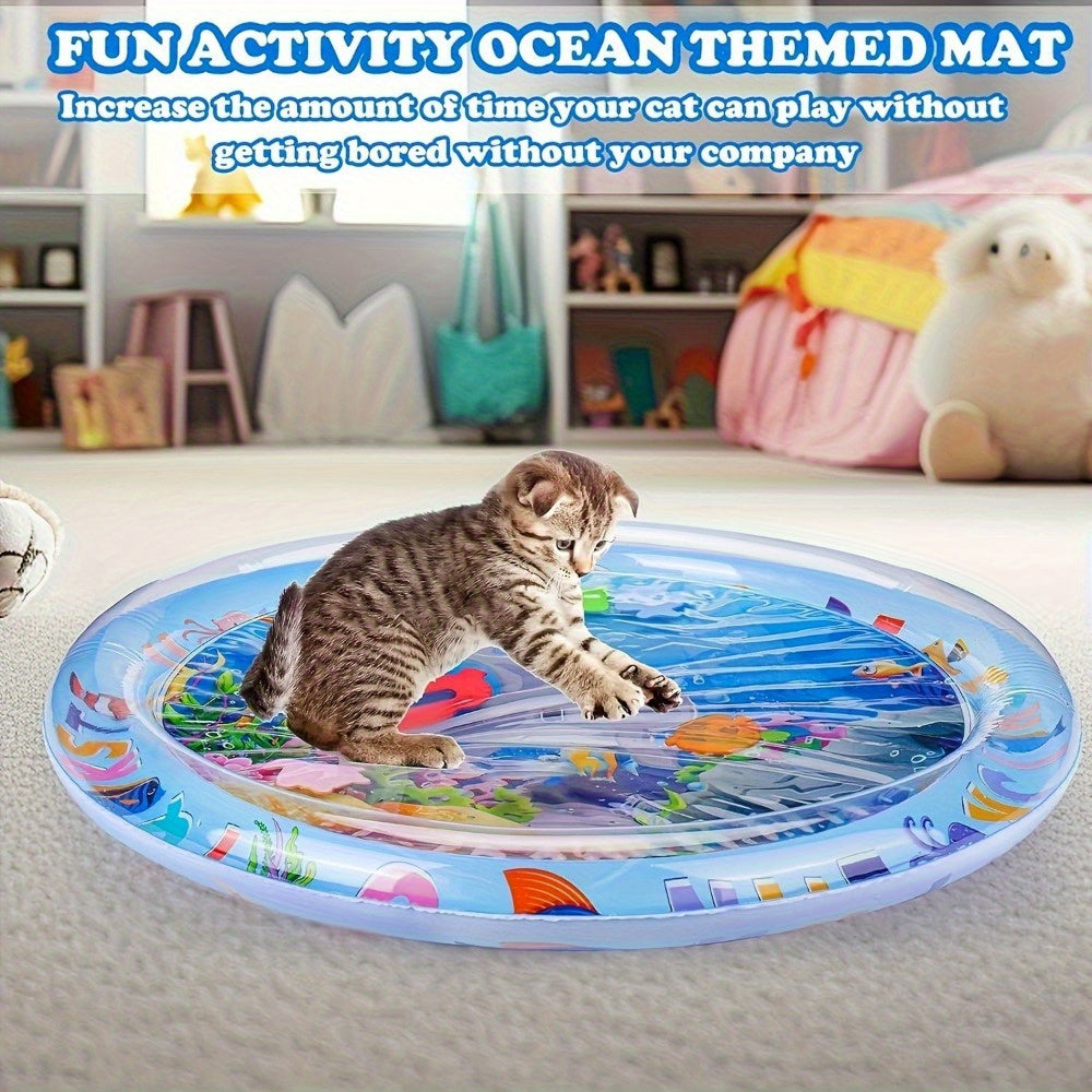 Interactive Cat Play Mat with Floating Fish | Product Universal