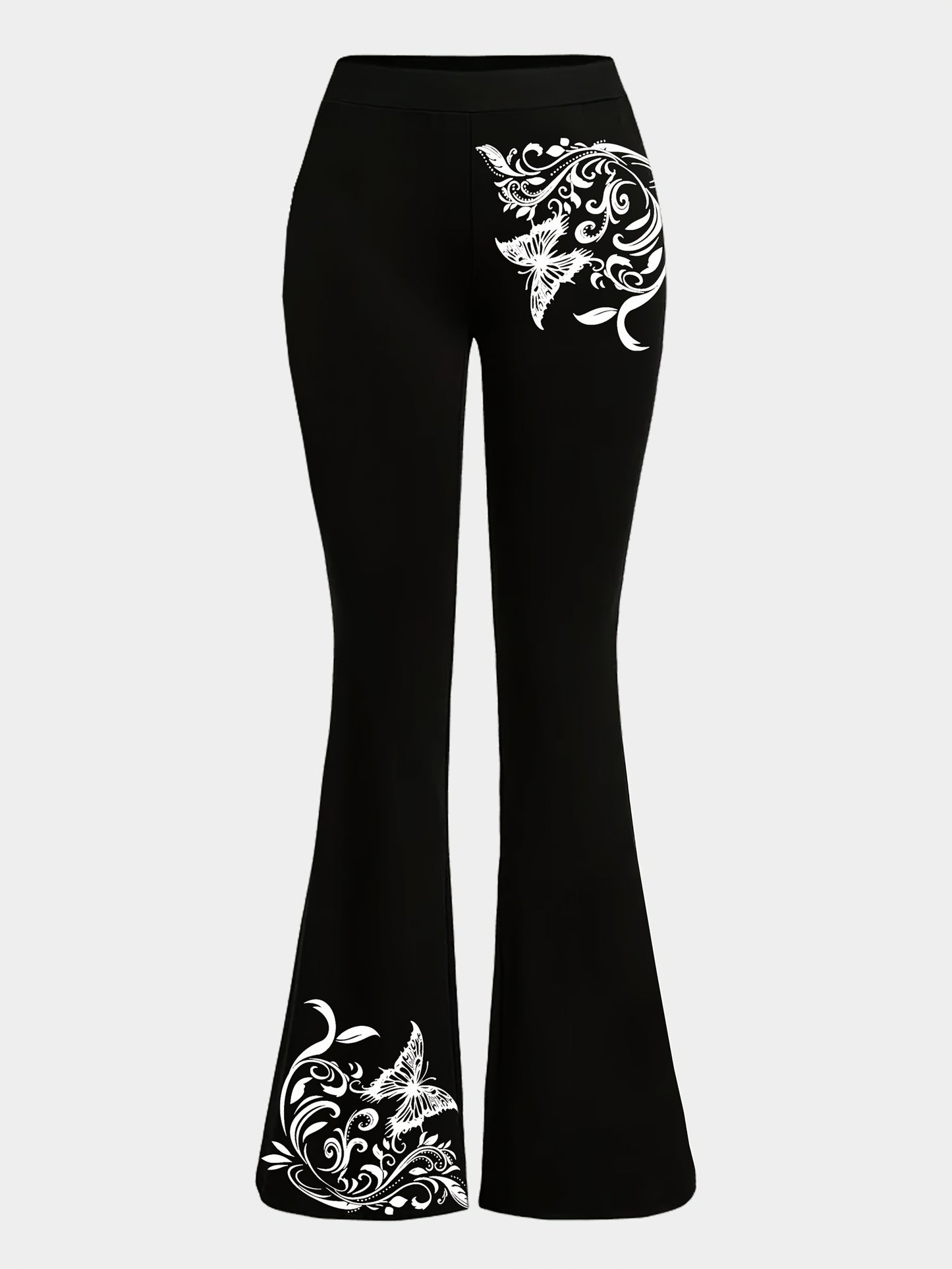 Gothic High Waist Flared Pants | Product Universal