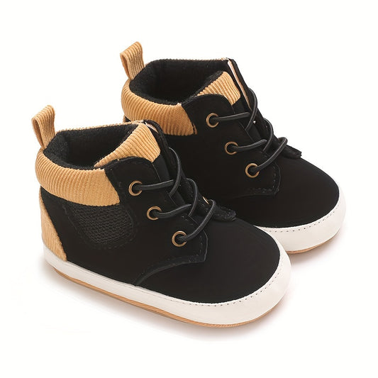 Fashion Trendy British Style Baby Boy High Top