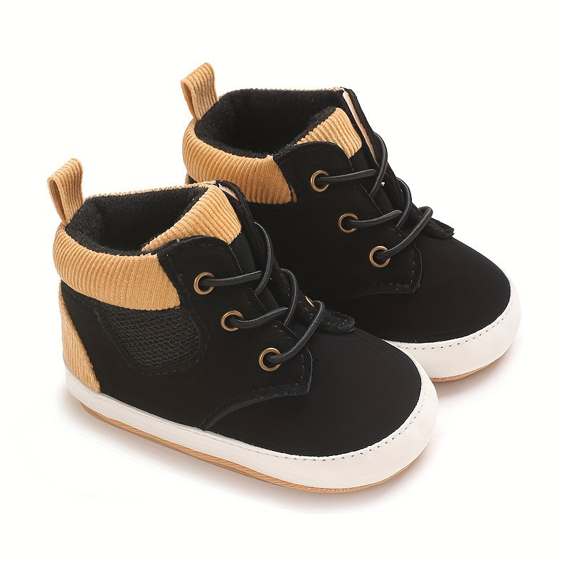 Fashion Trendy British Style Baby Boy High Top