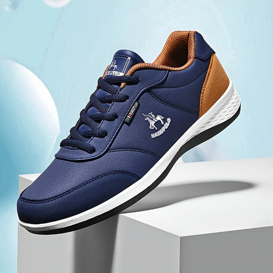 Men's Wear-resistant Sneakers - Athletic Shoes - Breathable Lace-ups