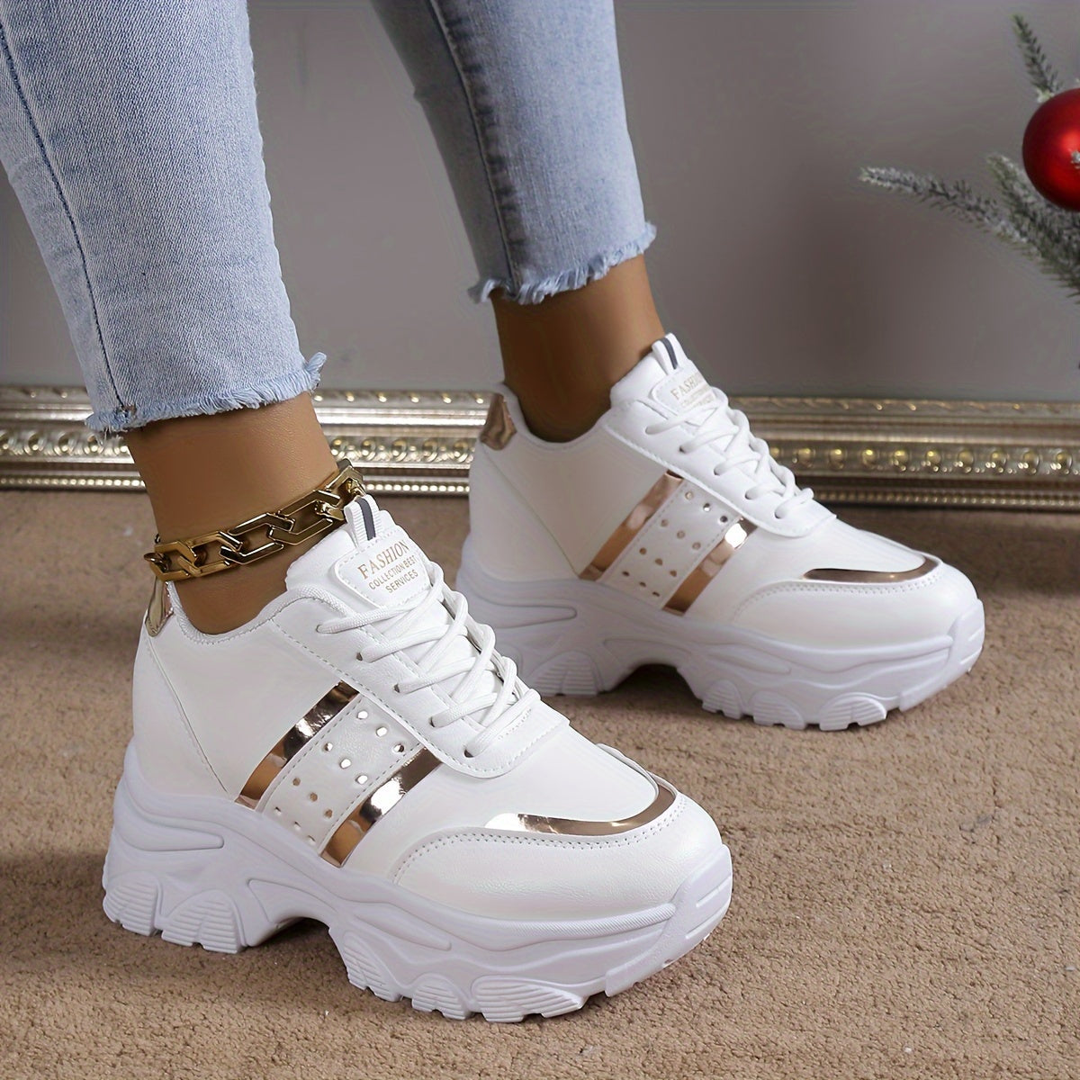 Women's Height-enhancing Casual Sports Shoes