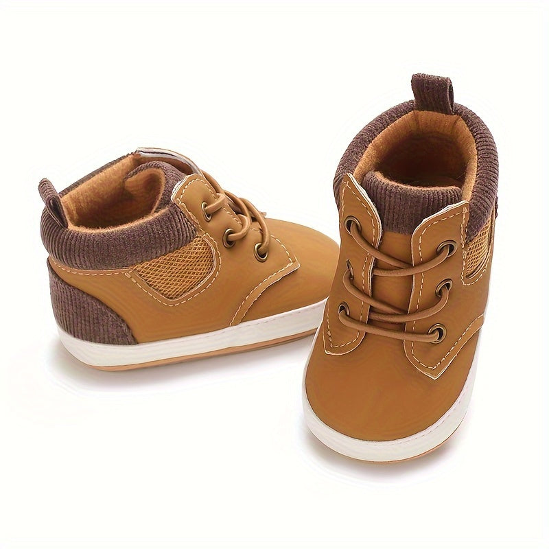 Fashion Trendy British Style Baby Boy High Top