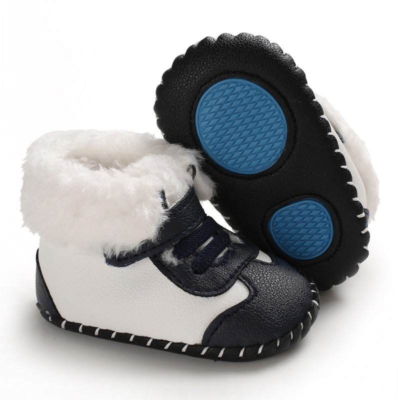 Cozy Winter Baby Boots - Non-Slip, Warm Fleece Lining,