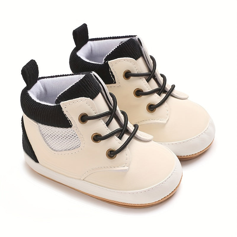 Fashion Trendy British Style Baby Boy High Top