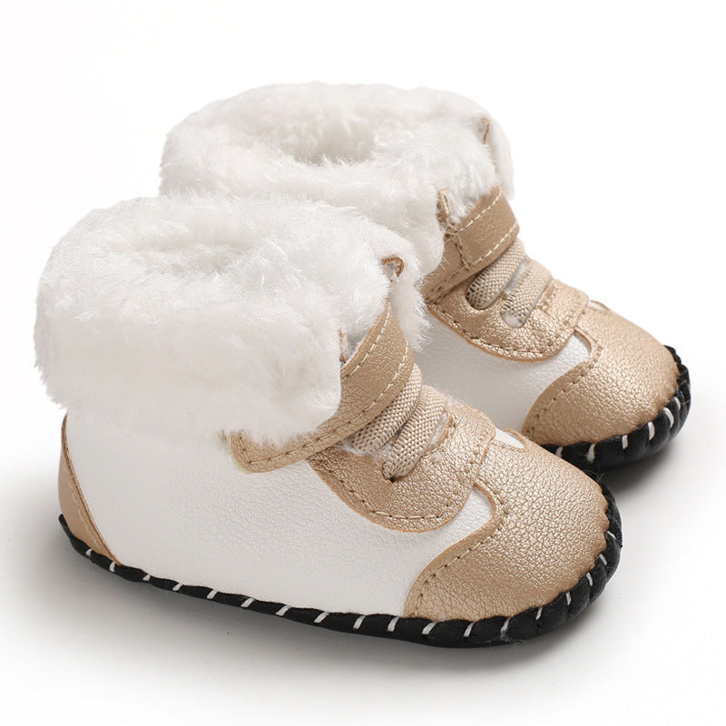 Cozy Winter Baby Boots - Non-Slip, Warm Fleece Lining,