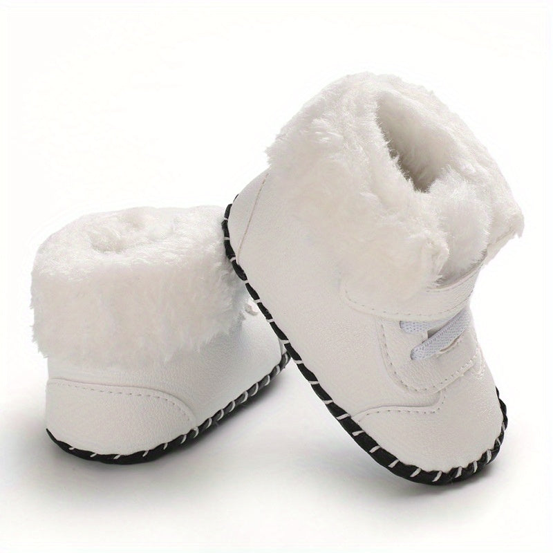 Cozy Winter Baby Boots - Non-Slip, Warm Fleece Lining,