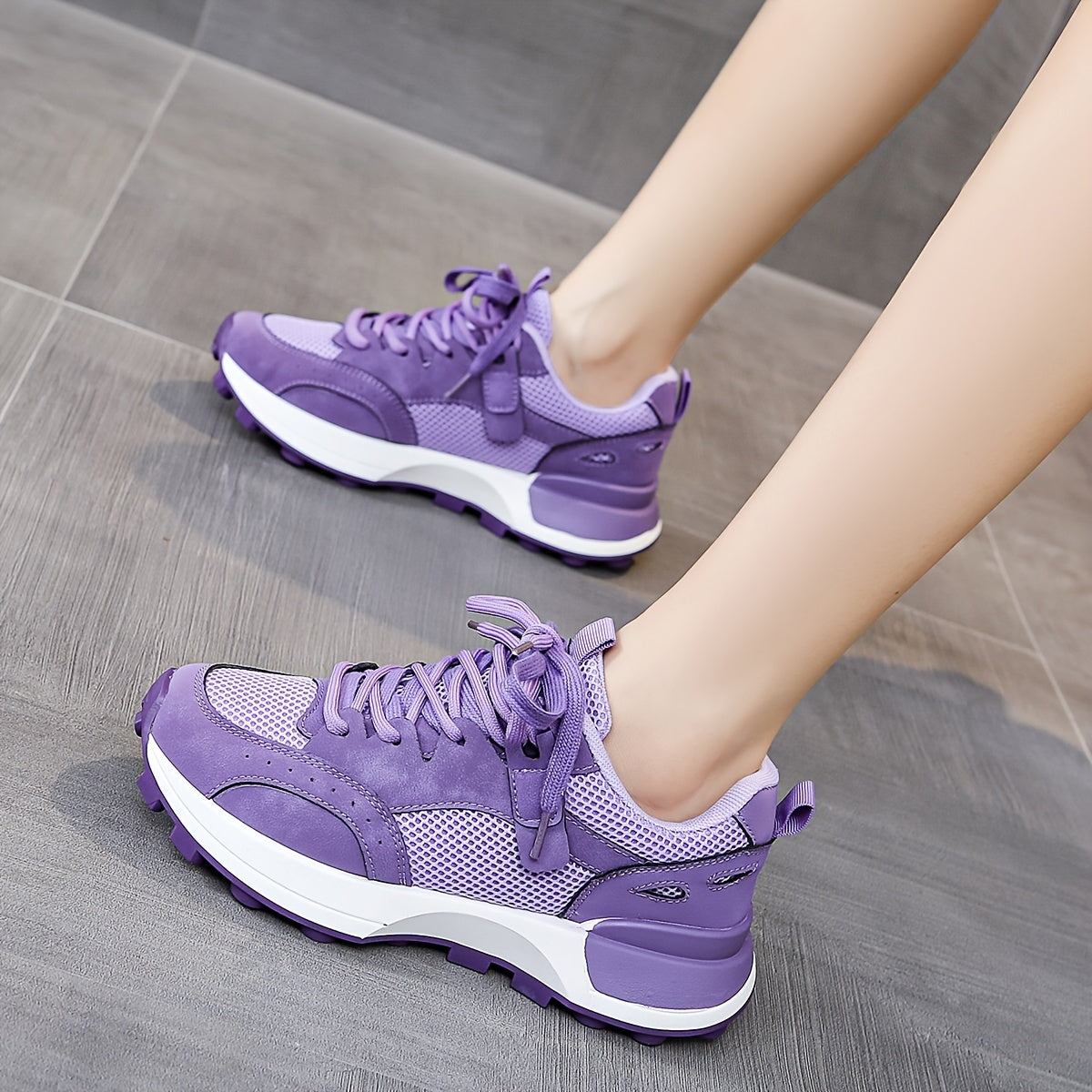 Women's Colorblock Casual Sneakers, Shoes