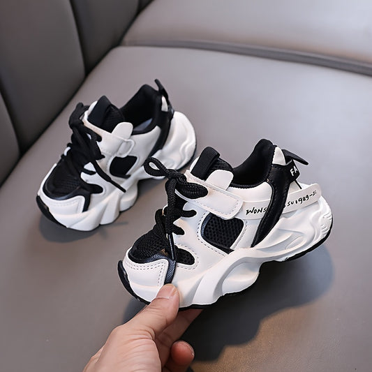 Comfortable Low Top Mesh Sneakers For Baby's, Breathable Wear