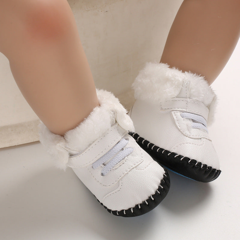 Cozy Winter Baby Boots - Non-Slip, Warm Fleece Lining,