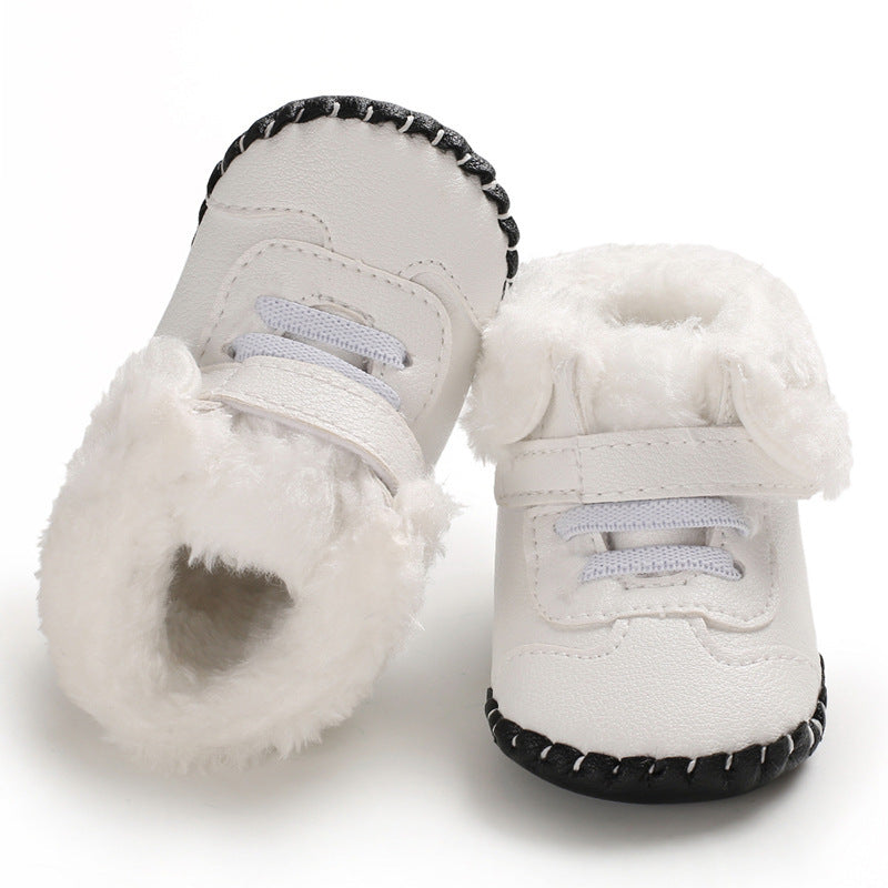 Cozy Winter Baby Boots - Non-Slip, Warm Fleece Lining,