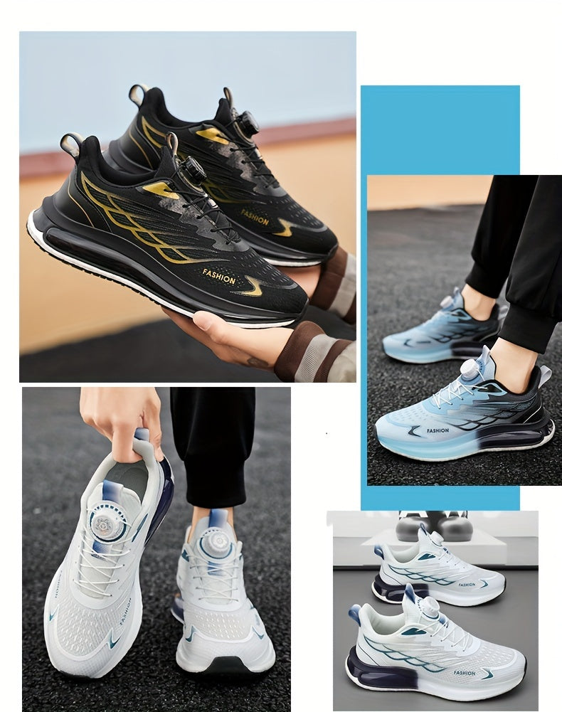 Men's Casual Sports Sneakers Breathable Mesh Fabric,