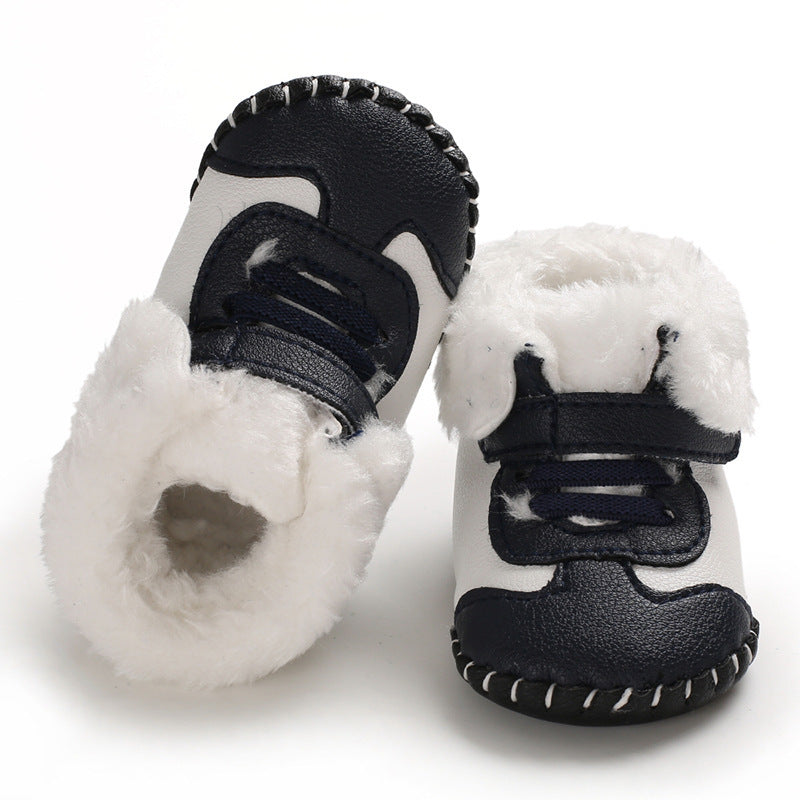 Cozy Winter Baby Boots - Non-Slip, Warm Fleece Lining,