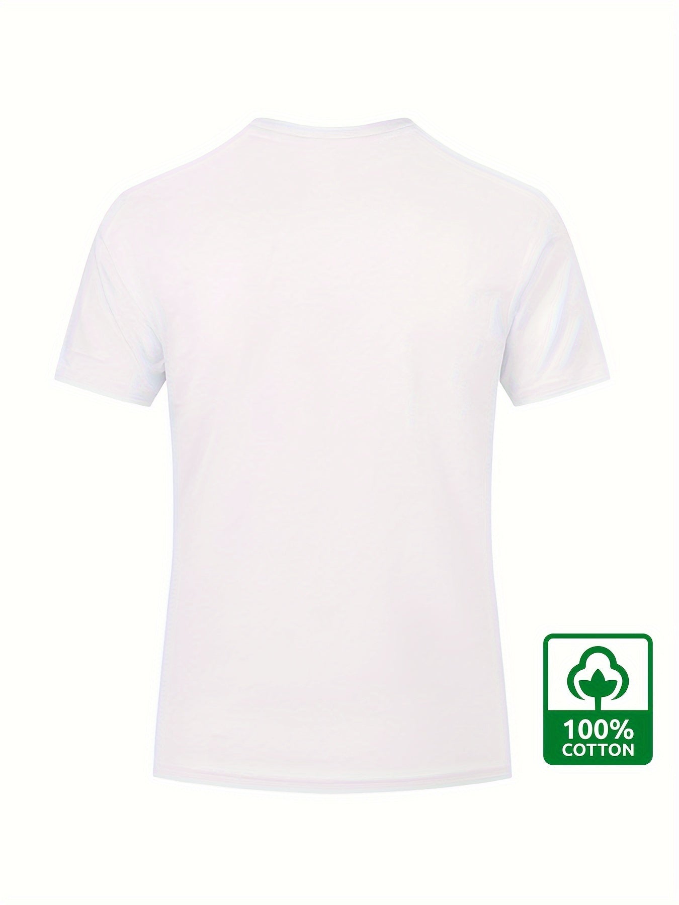 5PCS Men's 100% Cotton Solid T-Shirts | Product Universal