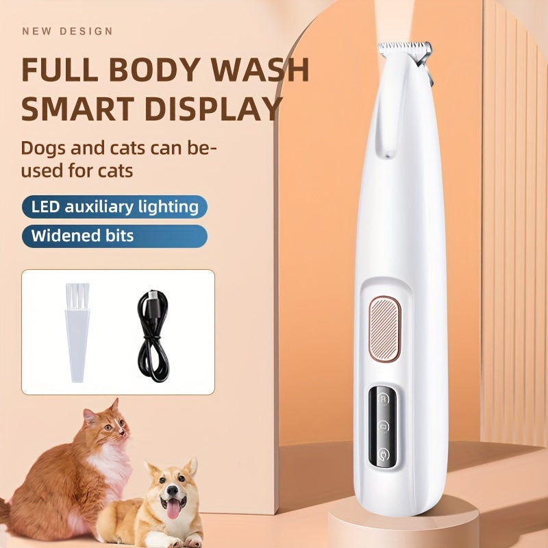 Quiet Cordless Pet Hair Trimmer LED Lights  | Product Universal