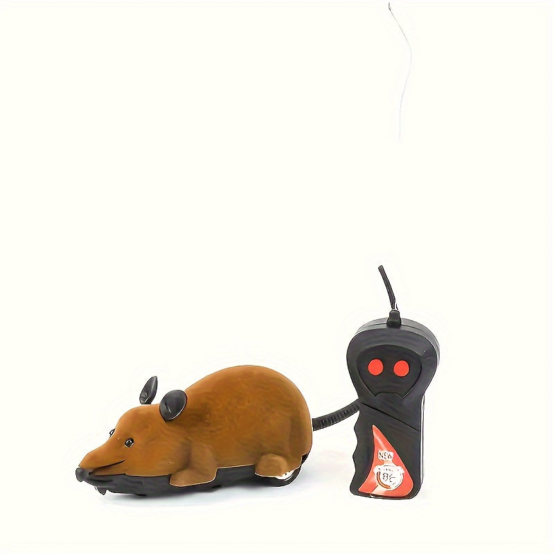 Remote-Controlled Rat Toy | Cat Play Accessory