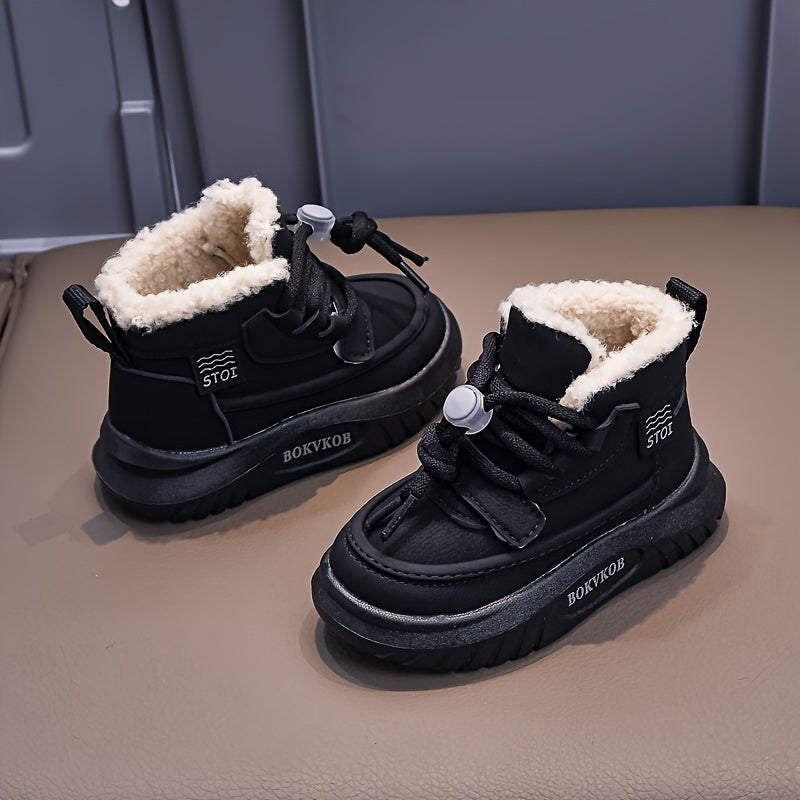 Boots for Kids, Solid Color, Perfect for Fall/Winter Outdoor Fun