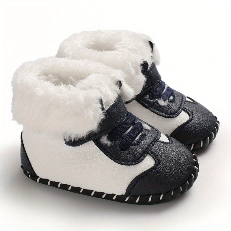 Cozy Winter Baby Boots - Non-Slip, Warm Fleece Lining,