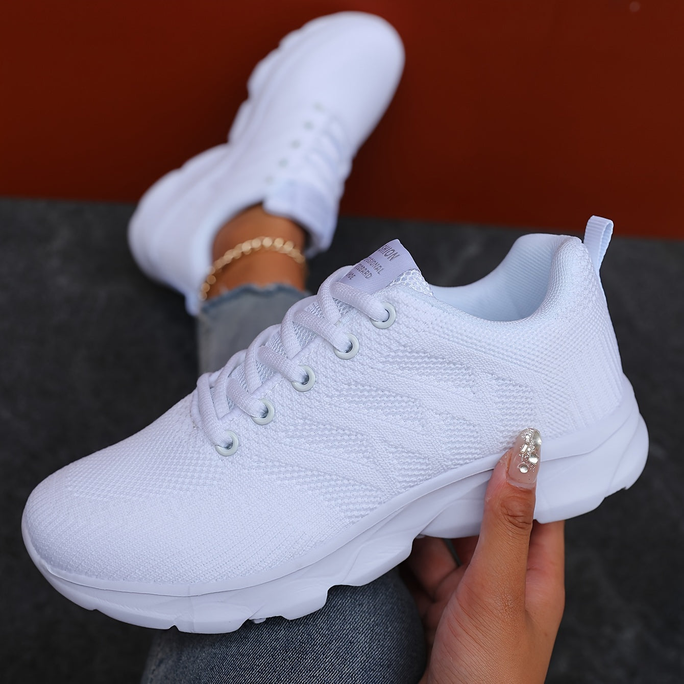 Women's Breathable Flying Woven Sneakers