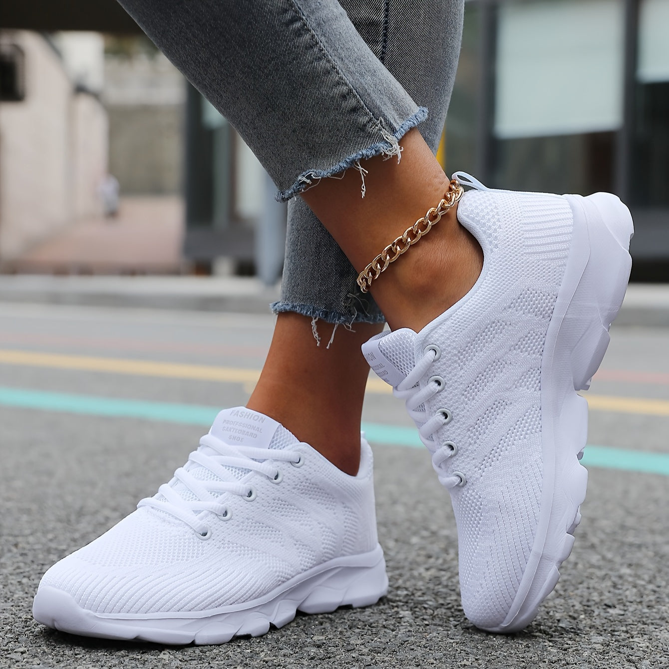 Women's Breathable Flying Woven Sneakers