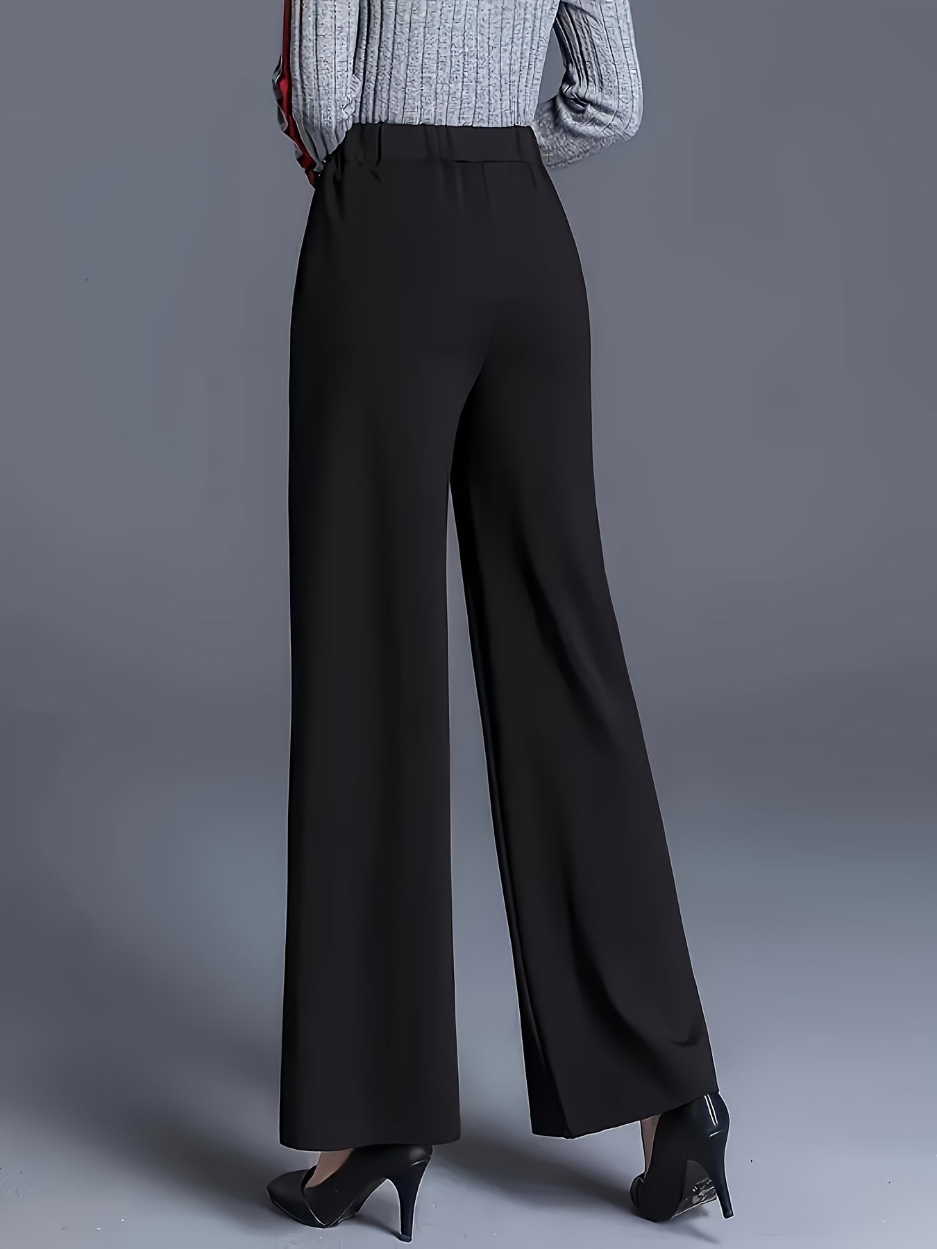 Solid Color Straight Leg Pants | Product Universal