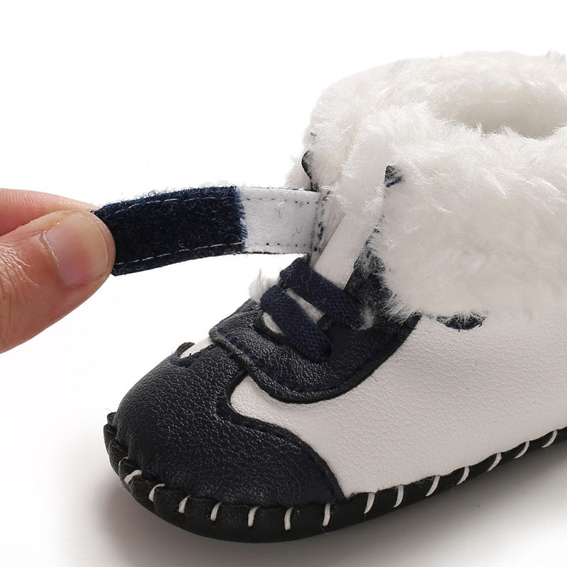 Cozy Winter Baby Boots - Non-Slip, Warm Fleece Lining,