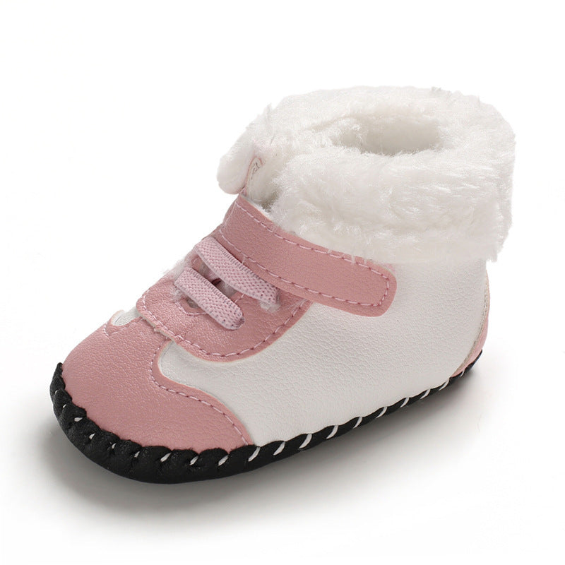 Cozy Winter Baby Boots - Non-Slip, Warm Fleece Lining,