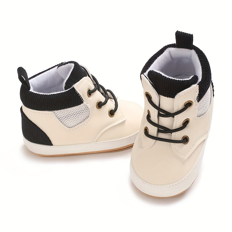 Fashion Trendy British Style Baby Boy High Top