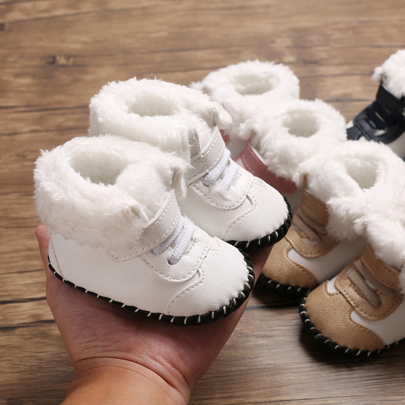 Cozy Winter Baby Boots - Non-Slip, Warm Fleece Lining,