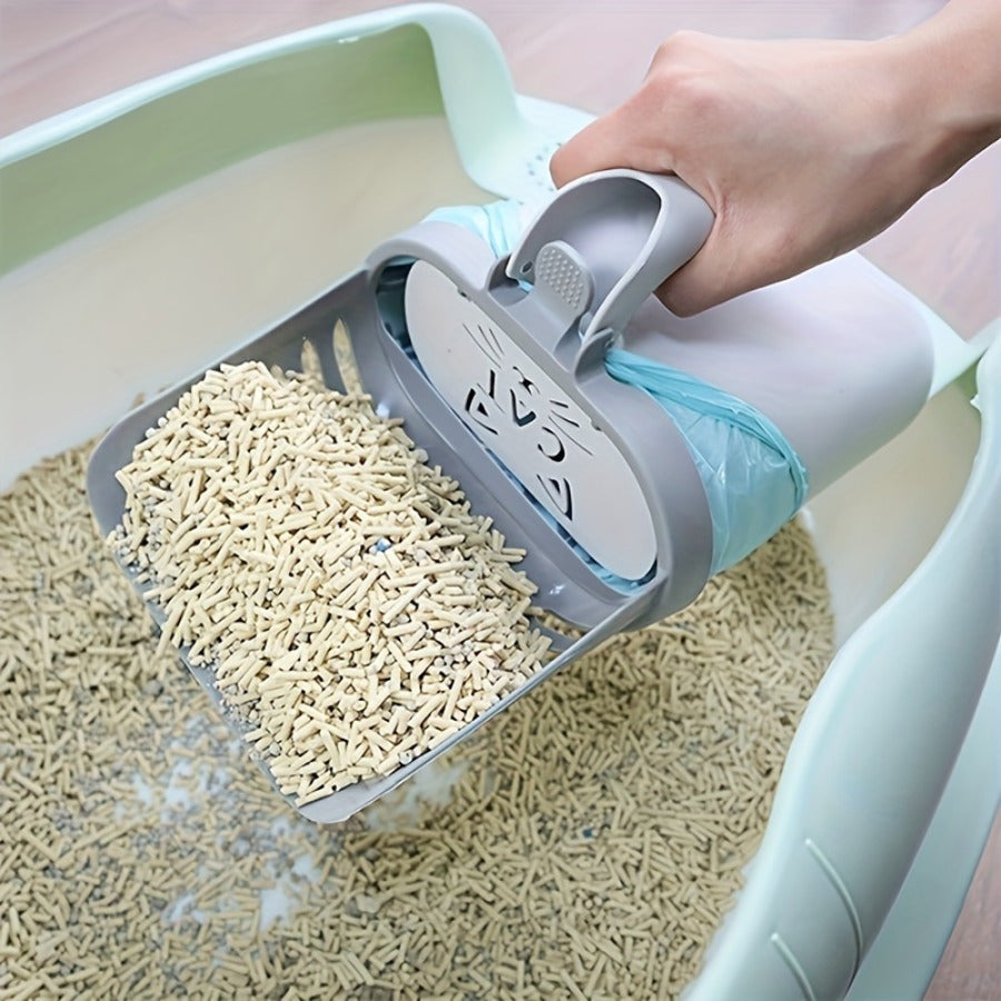 Cat Litter Scoop Integrated Waste Bag Dispenser  | Product Universal