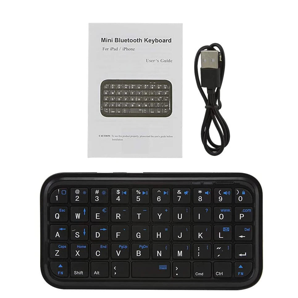 Mini Rechargeable Type-C Bluetooth Keyboard  Pocket-Sized Convenience  | Product Universal