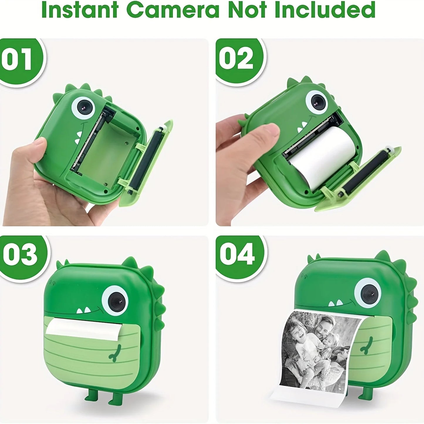 Instant Print Camera for Kids  Dual Lens & HD Video | Product Universal