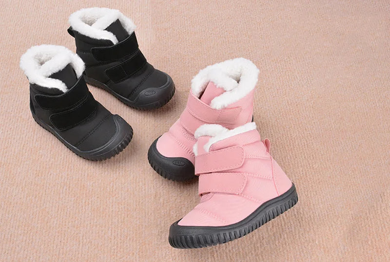 Baby Snow Boots Winter Children Soft Anti-kick High Top Boots Boys Girls