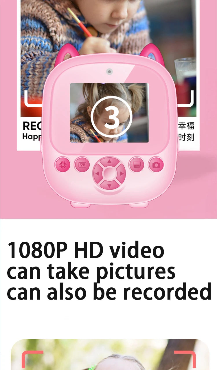 Children Digital Camera Instant Print with 32G Memory | Product Universal