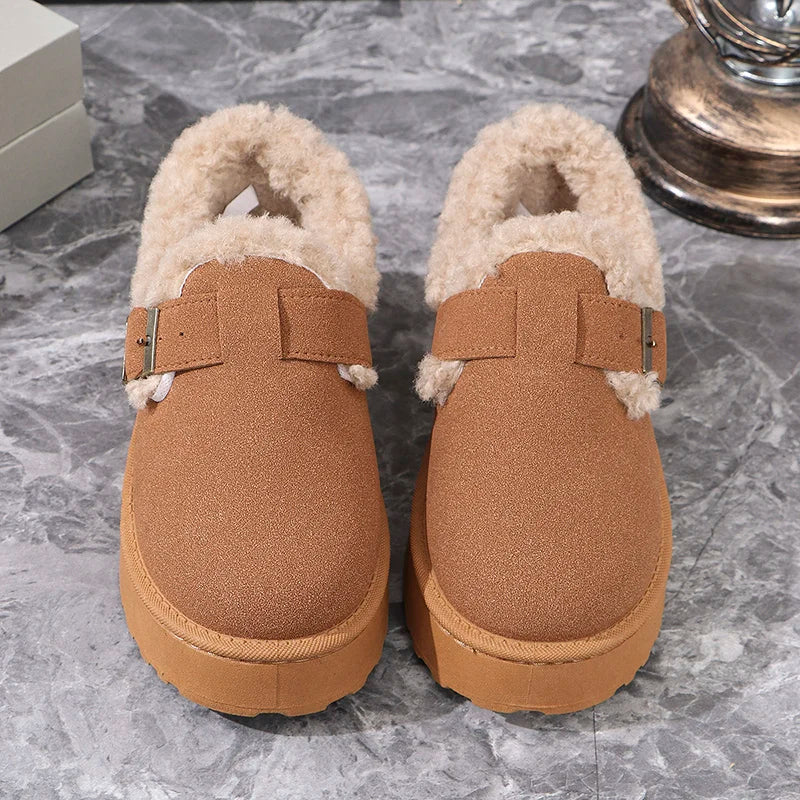 Warm Thicken Plush Snow Boots Women