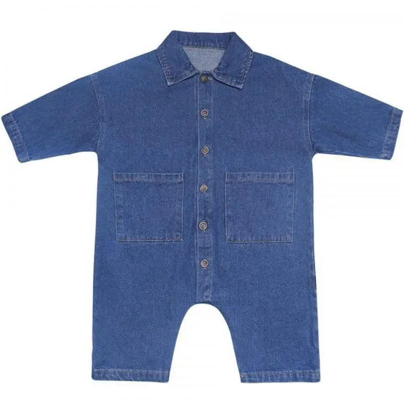 New Autumn Baby Cardigan Dungarees Style Casual Romper Boy Girl Children