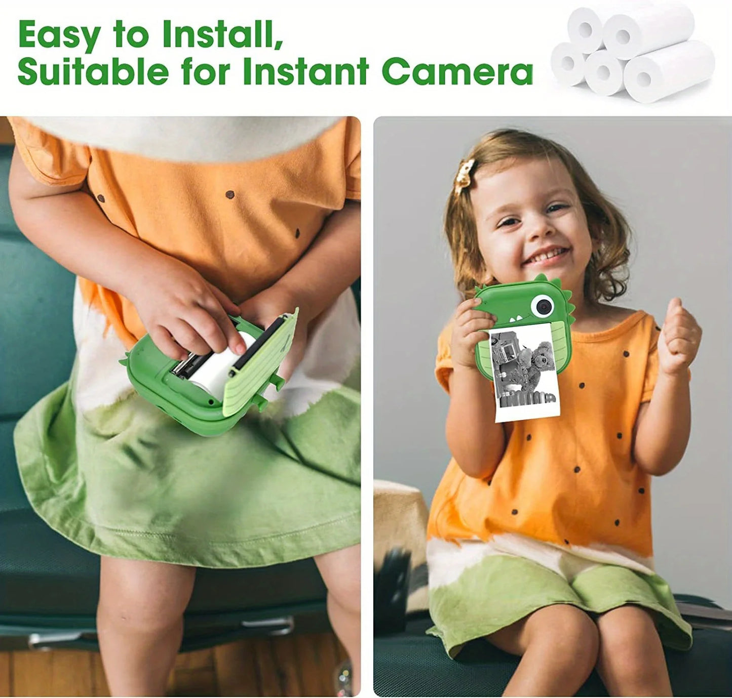 Instant Print Camera for Kids  Dual Lens & HD Video | Product Universal