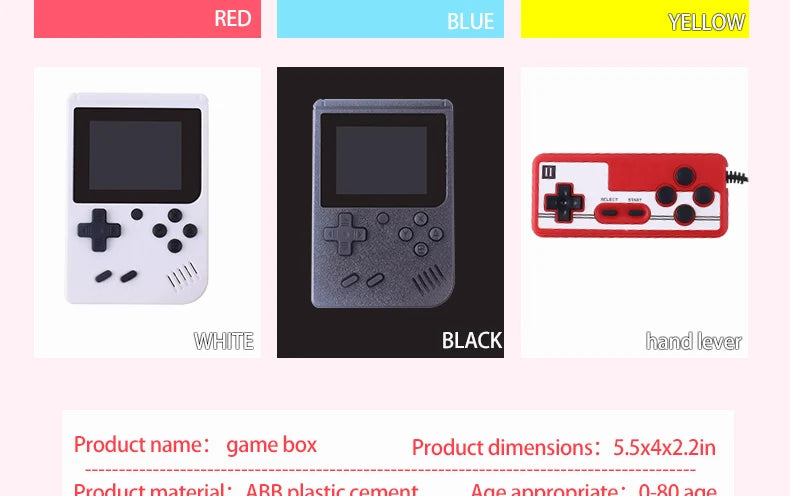 2.4-Inch LCD Screen Retro Video Game Console Portable Gaming | Product Universal