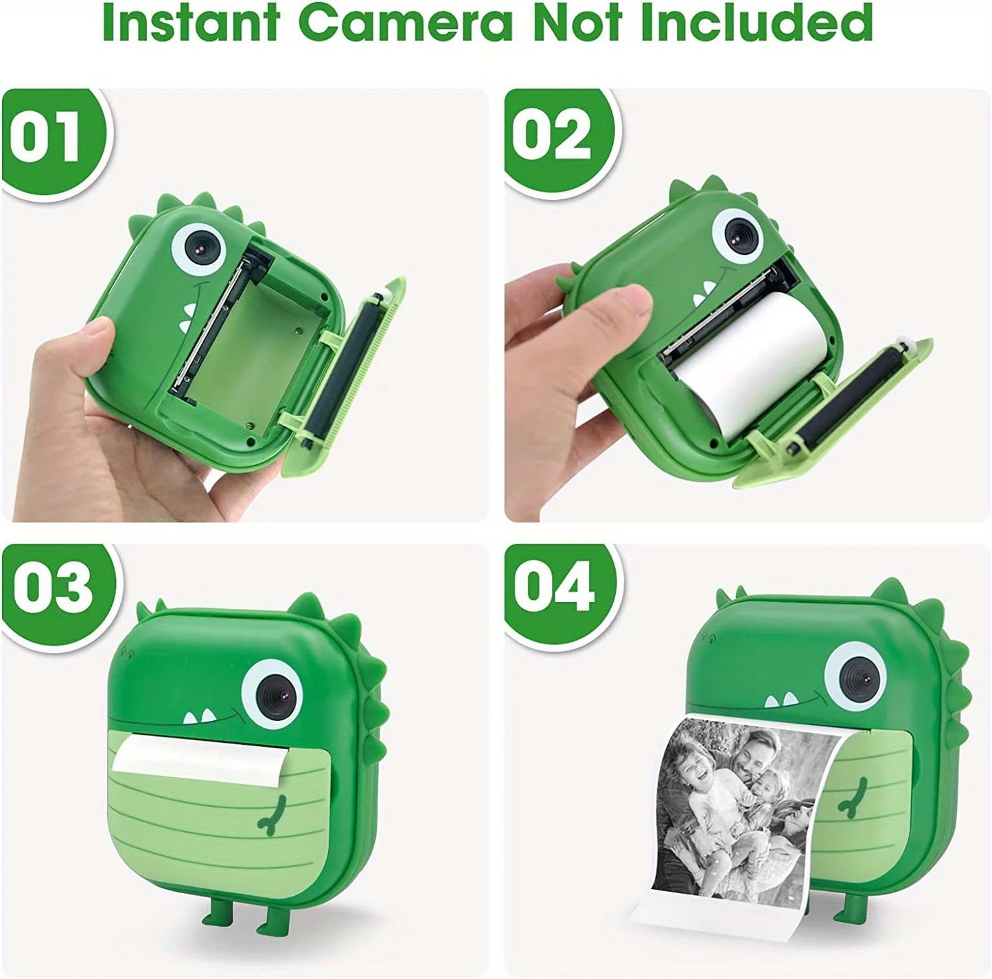 Instant Print Camera for Kids  Dual Lens & HD Video | Product Universal