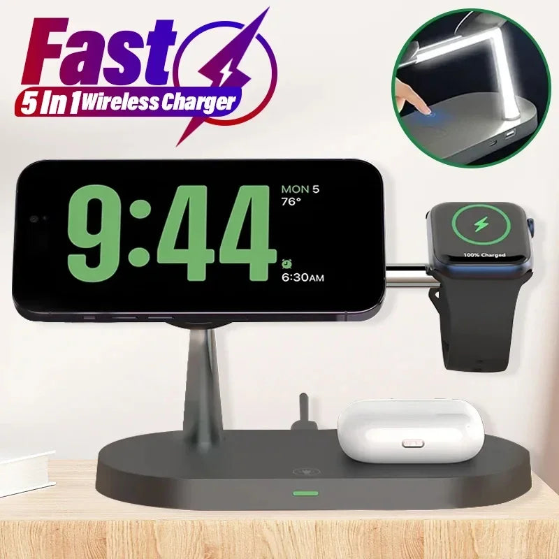 3-in-1 Wireless Charger Stand for iPhone and Apple Watch | Product Universal