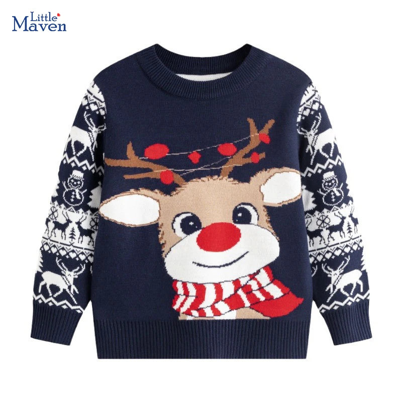 Little maven Autumn Winter Baby Girls Boys Clothes Sweater Casual Cartoon