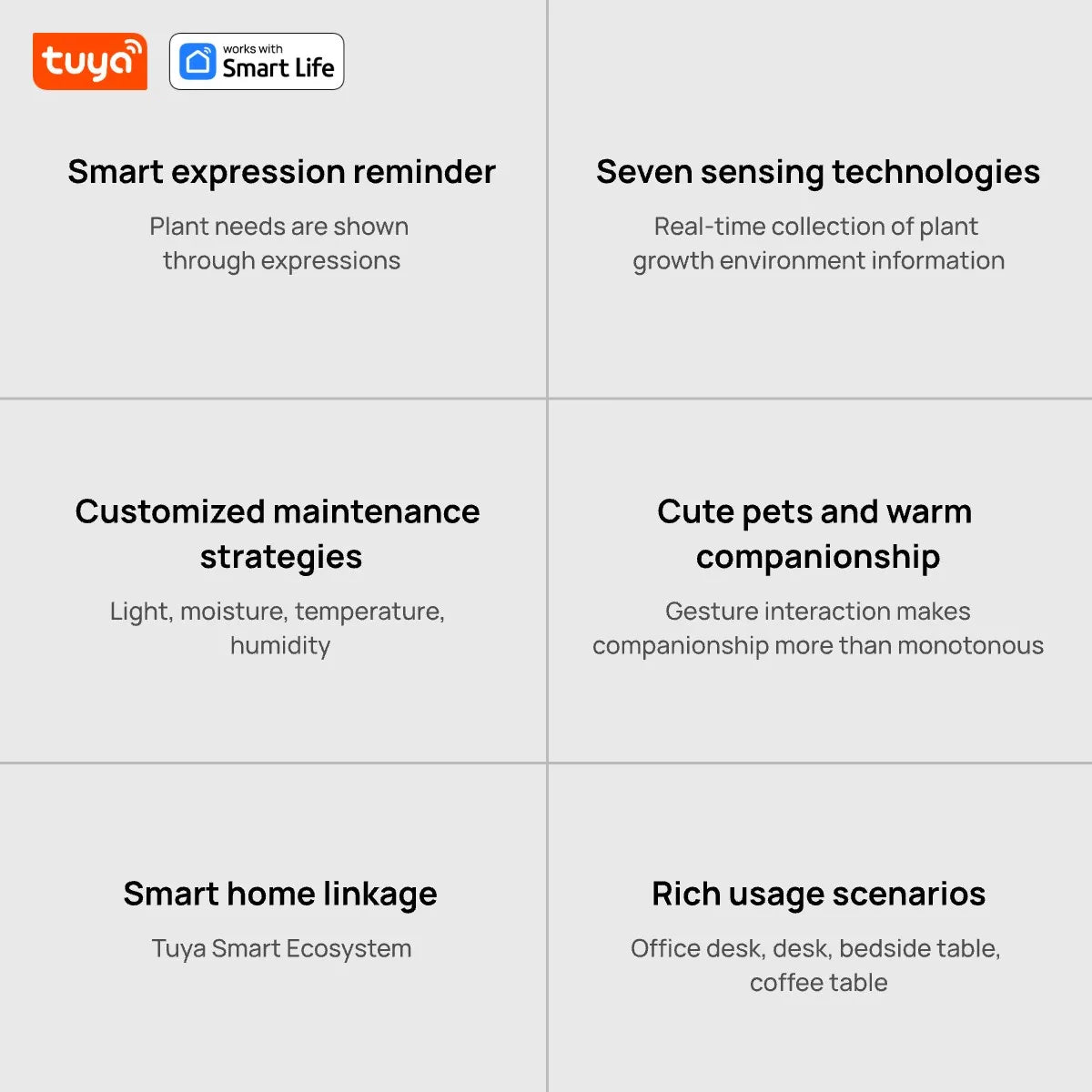 Tuya Ivy Smart Planter  AI Sensor Gardening Fun | Product Universal