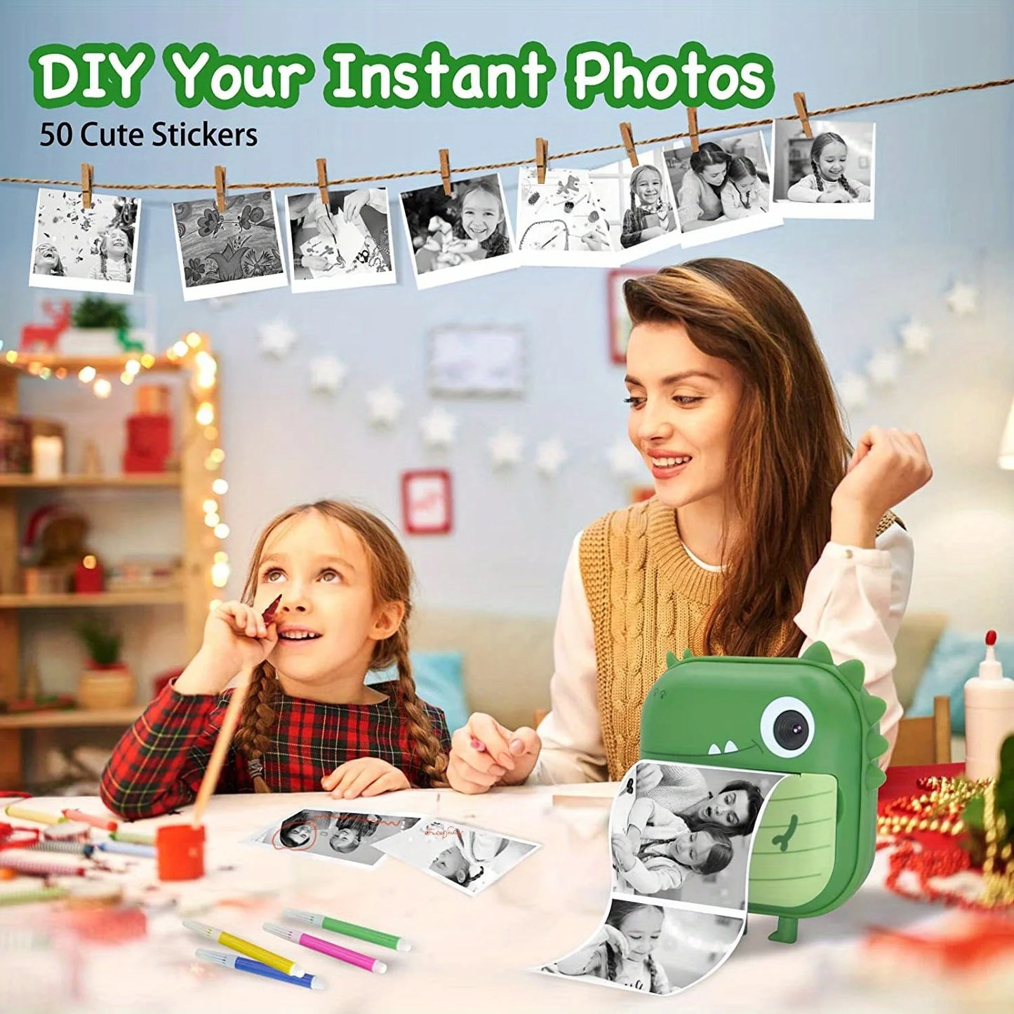 Instant Print Camera for Kids  Dual Lens & HD Video | Product Universal